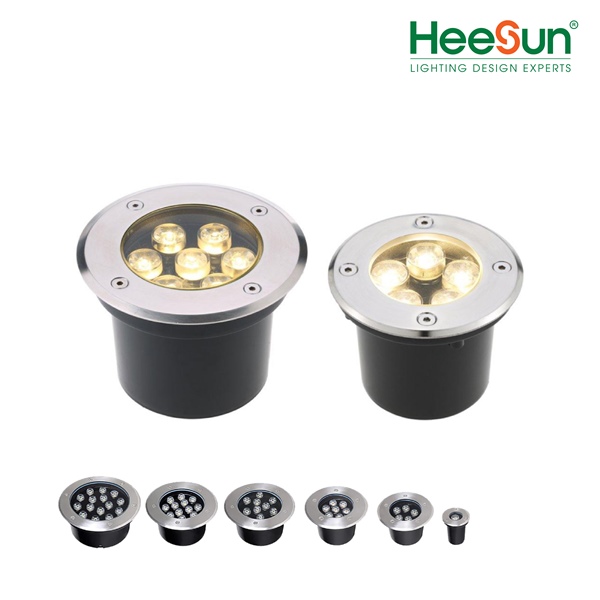 ĐÈN LED ÂM ĐẤT TRÒN TITANIUM 5W HS-ADT5 - Heesun Lighting | Thương hiệu đèn LED cao cấp