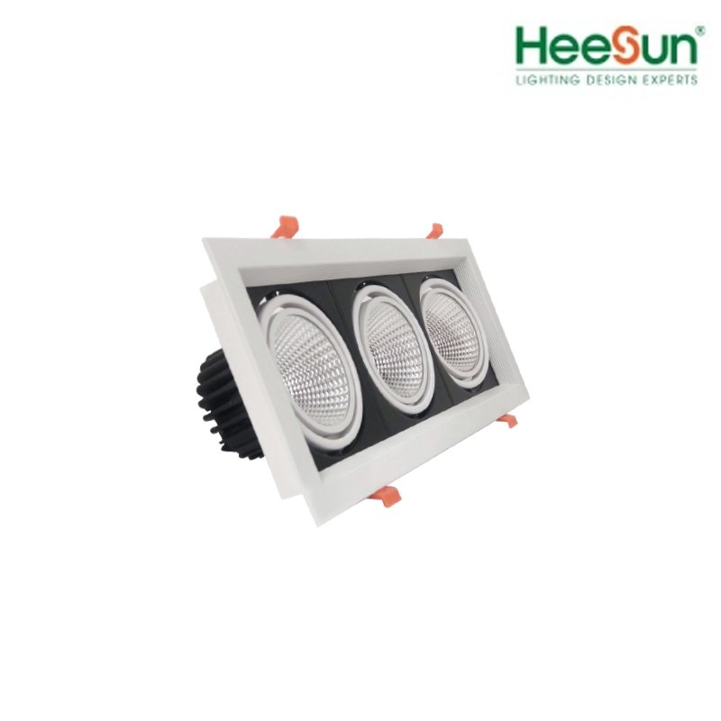Đèn âm trần spotlight 30W HS-DLDA-30H chính hãng bảo hành 2 năm - Công ty cổ phần Heesun Việt Nam