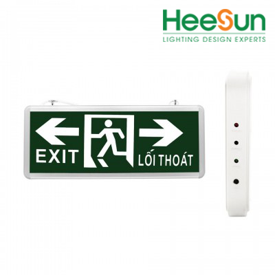 Đèn LED chỉ dẫn hướng trái, phải 1 mặt HS-EXIT-HTP1M - Công ty cổ phần Heesun Việt Nam