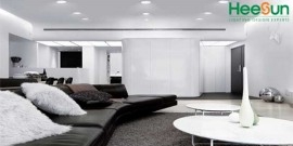 Cách bố trí khoảng cách đèn âm trần phòng khách và phòng ngủ - Heesun Lighting | Thương hiệu đèn LED cao cấp