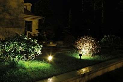 Ứng dụng đèn led cắm cỏ